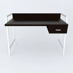 Письмовий стіл Ferrum-decor 750x1200x600 Білий метал ДСП Венге Магія 32 мм (FRD-105375) - мініатюра 2