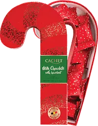 Цукерки подарункові Сachet Candy Cane Milk Chocolate with Hazelnut 100 г
