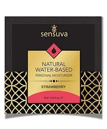 Пробник Sensuva Natural Water-Based Strawberry, 6 мл (полуниця)