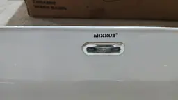 Умивальник накладний Mixxus Premium Quadro-0209 600x370x140 мм з переливом MP6522, Білий - мініатюра 8