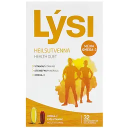 Омега-3 Lysi Health duet комплекс з мультивітамінами капсули 1000 мг №64 - мініатюра 2