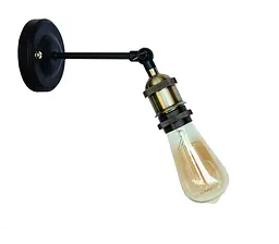 Бра настінне Levistella 752WC1203-1, E27, 60W, чорний, бронзовий метал, для дому