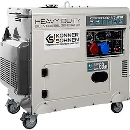 Генератор дизельний Konner&Sohnen KS 9200HDES-1/3 ATSR (EURO V) [117114] - мініатюра 2