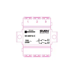 Вимикач Sven SE-60016-C cream (7100040) - мініатюра 3