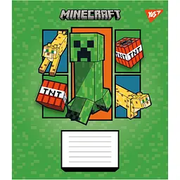 Набір зошитів Yes Minecraft Arrows A5 в клітинку 12 аркушів 25 шт. (767570) - мініатюра 2