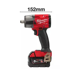 Гайковерт акумуляторний безщітковий 1/2'' MILWAUKEE, M18 FMTIW2F12-502Х, 881Нм, з кільцем - мініатюра 7