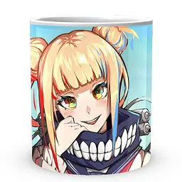 Кухоль GeekLand Моя геройська академія My Hero Academia Тога на блакитному тлі, тримається за комір MHA 02.546 330 мл білий - мініатюра 2