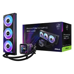 Система рідинного охолодження ASRock PHANTOM GAMING 360 LCD - мініатюра 11