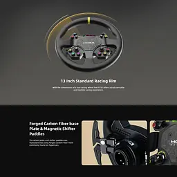 Кермо MOZA Racing RS V2 Steering for PC RGB - мініатюра 9