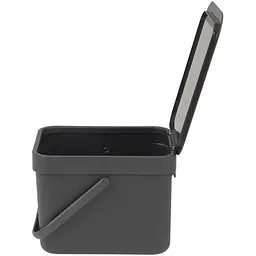 Відро для сміття Brabantia Sort&Go темно-сіре 6 л (109720) - мініатюра 4