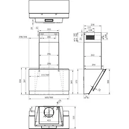 Витяжка похила Gorenje WHI649EXGW - мініатюра 4