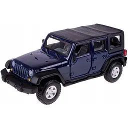 Колекційна металева модель позашляховика Bburago Jeep Wrangler Unlimited Rubicon серії Street Fire 1:32