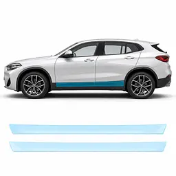 Антигравійна захисна бронеплівка за лекалами для BMW X2 F39 2018-2023 - нижня зона кузова та пороги