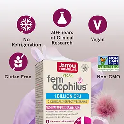 Пробіотики Jarrow Formulas Women's Fem Dophilus 1 млрд 60 капсул - мініатюра 6