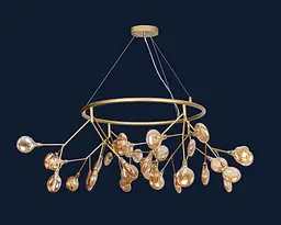 Люстра LED PETALS Levistella 918LP263-36 GD+BR - мініатюра 2