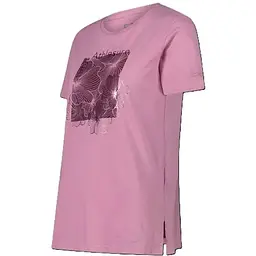 Футболка CMP Women's T-Shirt in Organic Cotton Pink XS (1097-33F7766-C602 36) - мініатюра 2
