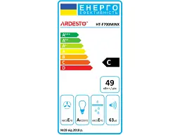 Витяжка телескопічна Ardesto HT-F700MW - мініатюра 2