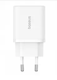 Зарядний пристрій Baseus Cube Fast Charger C+U 20 W EU Cluster P10111403213-00 Білий - мініатюра 2