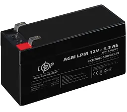 Акумуляторна батарея для ДБЖ LogicPower AGM 12 V / 1.3 А*ч (4131) - мініатюра 3
