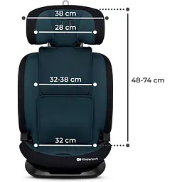 Автокрісло Kinderkraft Oneto3 i-Size Graphite Black чорне (00-00305212) - мініатюра 8