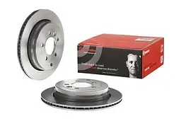 Диск гальмівний задній вентильований Land Rover Discovery III-IV 04-18р Brembo (09.8874.31)