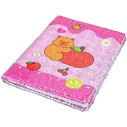 Блокнот А5 ZiBi Capybara Kids Line текстильний клітинка 80 аркушів (ZB700029) - мініатюра 2