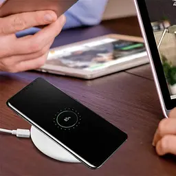 Бездротовий зарядний пристрій Awei W7 ∙ Круглий зарядний пристрій 10W з технологією Qi - мініатюра 6