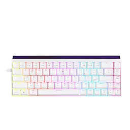 Клавіатура Ajazz NK68 Red Switch RGB White (NK68-RS-W) - мініатюра 2