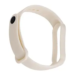 Ремінець Silicone Mi Band 5/6 Ivory - мініатюра 2