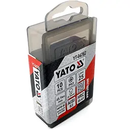 Насадка викруткова Yato Philips PН3x25 мм HEX 1/4 10 шт. (YT-04762)