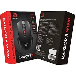 Ігрова бездротова миша Fantech WG-10 RAIGORII PixArt 10G Black - мініатюра 2