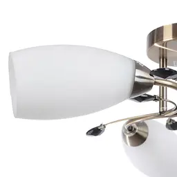 Люстра стельова Brille класична E14 60W BZ (LK-170C/3) - мініатюра 5