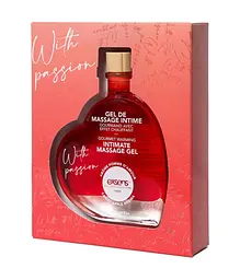 Масажний гель EXSENS With Passion Candy Apple 50 мл розігріваючий Exsens SX2191 101122 - мініатюра 3