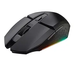Миша бездротова Trust GXT 110 FELOX, Black, USB 2.4GHz, оптична (сенсор PAW3212), 800 - 4800 dpi, 6 кнопок, акумулятор (25037) - мініатюра 3