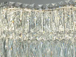 Підвісна LED-люстра Diasha 576/600HR, кришталь, пульт, 85 W, 58 см, 0-16m2 - мініатюра 5