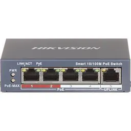 Комутатор мережевий Hikvision (DS-3E1105P-EI/V2) - мініатюра 2
