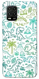 TPU чохол Demsky Dino pattern для Xiaomi Mi 10 Lite
