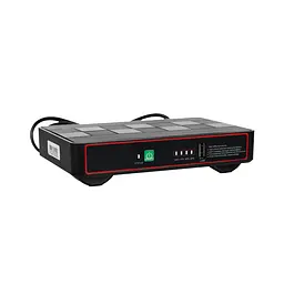 Джерело безперебійного живлення DC UPS Kraft KRF-MUPS-1812 5V/9V/12V/24V/PoE, LiFePO4 2*6Ah, для роутера і медіаконвертера (42-00109) - мініатюра 4