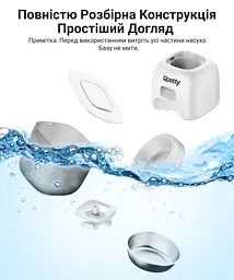 Автоматична годівниця для котів та собак з таймером програмованим електронним дозатором корму Opetty F14 - мініатюра 7