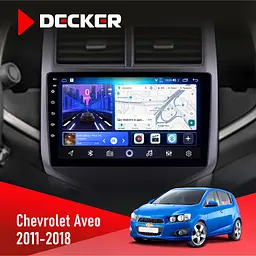 Штатна магнітола Chevrolet Aveo 2011-2018 Decker D9-006 4x64, 4G Decker (НФ-00003530)