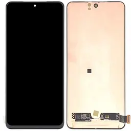 Дисплей Vivo X60 чорний, Amoled, PRC переклеєне скло