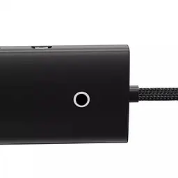 USB-хаб Baseus Lite Series 4-Port (USB-A to USB 3.0*4) 2m WKQX030201 Black - мініатюра 4