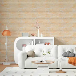 Декоративна 3D панель Sticker Wall самоклейка 700x770x5мм Мармур бежевий цегла 062 SW-00000032 - мініатюра 5