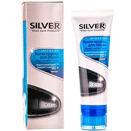 Крем-фарба для взуття Silver, чорна, 75 мл - мініатюра 3