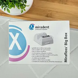 Професійний стоматологічний флосс Miradent Mirafloss Big - 2x200 м - мініатюра 5