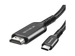 Кабель ColorWay USB-C to HDMI M 2 м 4K60Hz Black (CW-CBCHD077-BK) - мініатюра 3