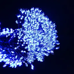 Гірлянда Кінський хвіст Мішура 1200 LED 20 ниток 2 м зелена, синій GarlandoPro D1200L2MGBL - мініатюра 10