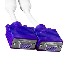 Перехідник Lesko VGA mother to 2xVGA father комп'ютерний для двох моніторів (1280-2411) - мініатюра 6