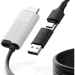 Зовнішня карта відеозахоплювача кабель Xiaomi Hagibis HDMI на USB/Type-C 1080P 60fps 100W PD (UHC10)