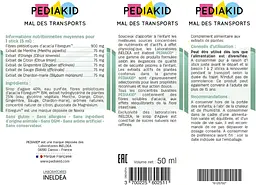 Стіки від захитування в транспорті Pediakid Nausees-Vomissements Mal Des Transports 10 шт. - мініатюра 2